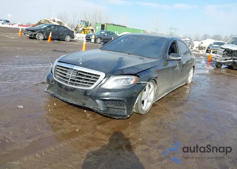 2015 Mercedes-Benz S 550 4Matic из США, поврежденный, VIN WDDUG8FB9FA172931